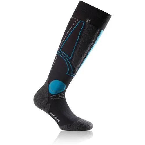 ROHNER Herren Socken carving left/right – Perfekt für Skifahrer - Hoch funktionale Socken für Skifahrer, die perfekten Halt und Wärme bieten. Anatomische Polsterung schützt bei jedem Schwung und sorgt für besten Komfort auf der Piste.