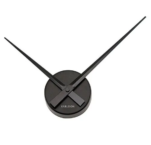 Karlsson Wanduhr Little Big Time Mini Black (44cm) - Stilvolle Wanduhr aus den Niederlanden, 44 cm Durchmesser, vereint elegantes Design mit hoher Qualität – ein Blickfang für jedes Zuhause.