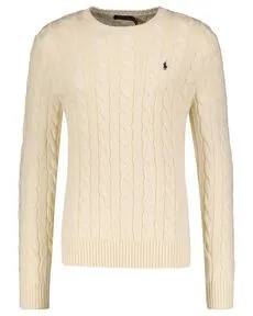Herren Strickpullover mit Zopfmuster M