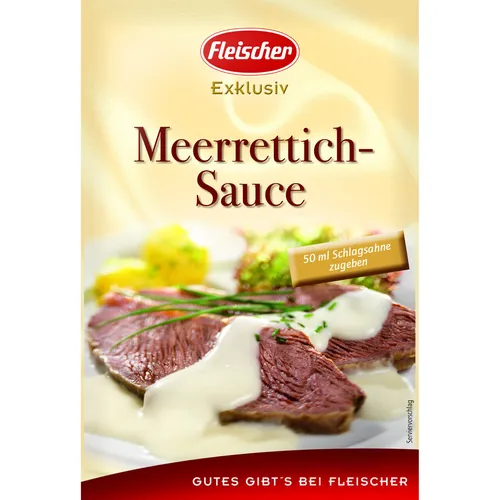 Meerrettichsoße 15 x 40g - Fleischer (5,84 EUR/l)