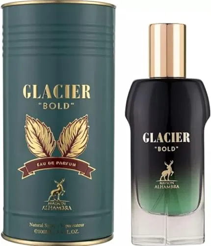Glacier Bold Eau de Parfum, 100 ml by Maison Alhambra - Eau de Parfum für Damen mit intensiven, langanhaltenden Duftnoten, ideal für besondere Anlässe und einen unvergesslichen Auftritt.