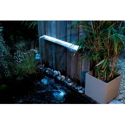 Ubbink Wasserfall NIAGARA LED 90, 90 cm Breite silberfarben