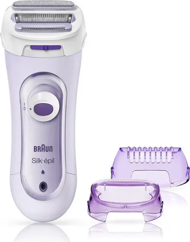 Braun Silk-epil 5-560: 3-in-1 Kabelloser Elektrischer Rasierer - Elektrorasierer für Damen mit schwenkbarer Scherfolie und Trimmer, ideal für eine sanfte Rasur und Hautpeeling in einem Gerät. Perfekt für Beine, Achseln und Bikinizone.
