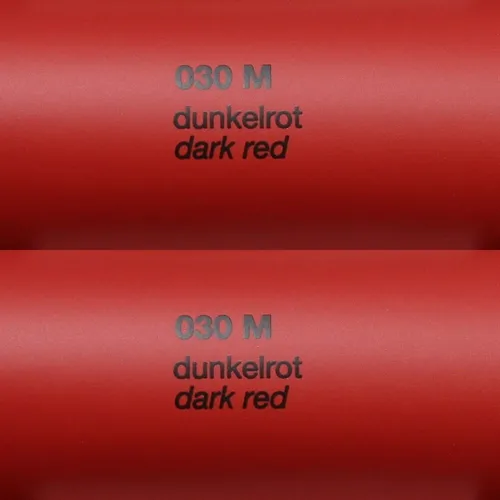 Plotterfolie (6€/m²) Oracal 631 030 Dunkel Rot Matt Folie Klebefolie 1m x 0,63m