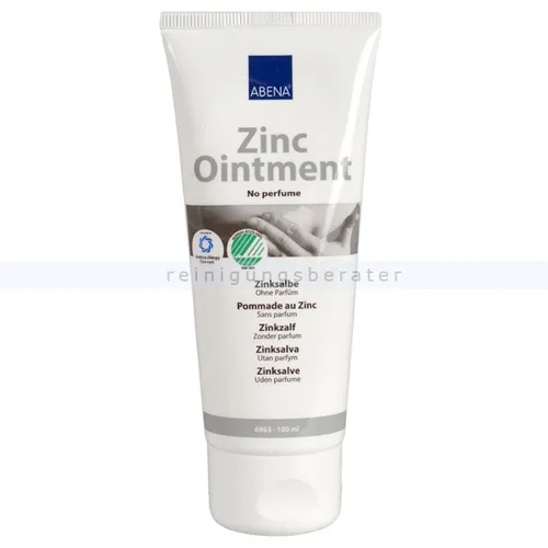 Hautschutzlotion Abena Zinksalbe Tube 100 ml Barrierecreme zur Behandlung von nässenden Wunden