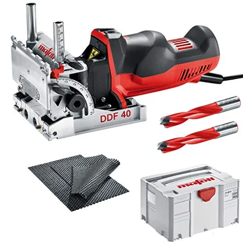 Mafell Duo-Dübler DDF 40 MidiMAX im T-MAX - Bohrmaschine mit ergonomischem Design für leichtes Handling und präzise Bohrungen ohne Ausmessen. Patentiertes Anschlagsystem für wiederholbare Ergebnisse.