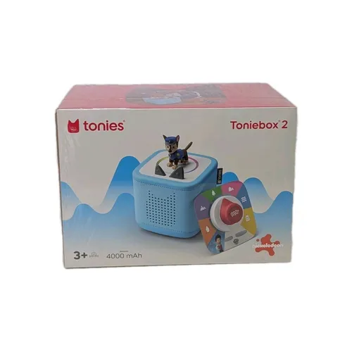 tonies Toniebox 2 Play Set Paw Patrol Chase - Kinder-Musikbox mit Bluetooth, NFC und WLAN, ideal für kleine Abenteurer ab 1 Jahr – inklusive Paw Patrol Tonie für spannende Geschichten!