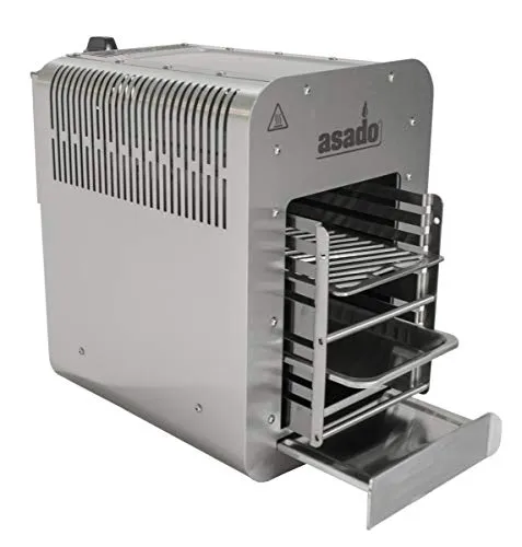 Asado 800 Compact Oberhitze Gasgrill - 800° Hochtemperaturgrill für perfekte Steaks - Grills: Freistehender Infrarotgasgrill mit 800° für saftige Steaks, edelstahl Grillfläche und 3 Schubladen für einfaches Grillen.