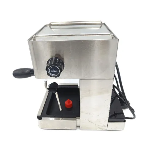 Solis Siebträger Kaffeemaschine Gran Gusto - 15 Bar, 58 mm Siebträger, Edelstahl - Siebträgermaschine mit 15-Bar-Pumpe und integriertem Milchaufschäumer für perfekten Kaffeegenuss. Programmierbare Tassengröße und abnehmbarer Wassertank für einfache Handhabung.