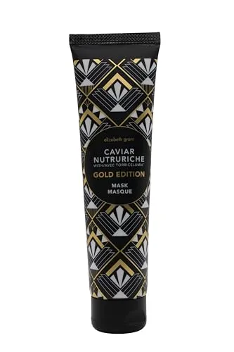ELIZABETH GRANT Caviar Nutruriche Maske mit Gold (100ml) - Gesichtsmasken & Gesichtskuren, luxuriöse Maske mit Kaviarextrakt und Gold, unterstützt die Zellregeneration und fördert ein frischeres Hautbild.