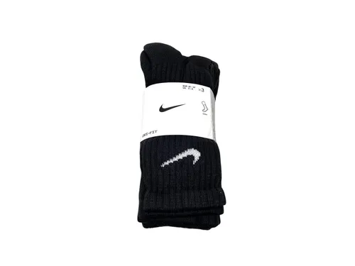 Nike Unisex Socken 3PPK Value Cotton Crew (3er Pack) schwarz M 38-42