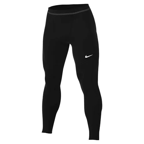 Nike Herren Dri-FIT Pro Fitness Tights schwarz - Trainingsbekleidung mit Dri-FIT-Technologie für optimalen Schweißabtransport und trockenen Tragekomfort. Ideal für alle Sportarten und Aktivitäten, mit elastischem Bund und praktischer Seitentasche.