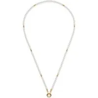 JEWELS BY LEONARDO Halskette Clip & Mix Christa – Eleganter Schmuck aus Edelstahl - Die Halskette CHRISTA kombiniert klassische Perlen mit modernen goldfarbenen Akzenten. Ideal für jeden Anlass und personalisierbar mit Clip & Mix Anhängern. Allergikerfreundlich und leicht zu reinigen.