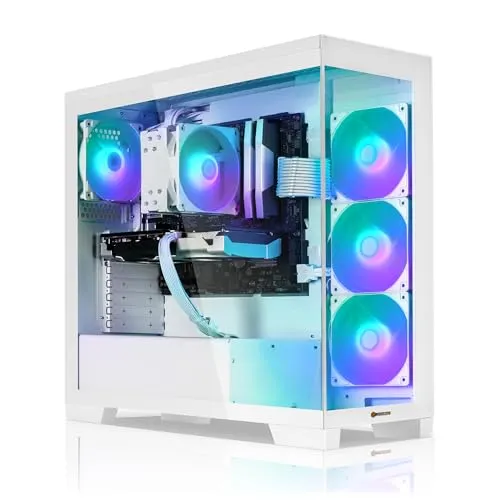 AurumPC R5 5600X Gaming-PC mit RTX5060Ti 8GB und 32GB DDR4 RAM White Edition - Der AurumPC R5 5600X bietet beeindruckende Leistung für Gamer. Mit einer RTX5060Ti, 32GB RAM und stilvollem Design ist er perfekt für anspruchsvolle Spiele. Bereits mit Windows 11 vorinstalliert, startest du sofort durch!
