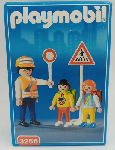 Playmobil 3256 Schulweglotse Kinder auf dem Weg zur Schule  Schülerlotse NEU