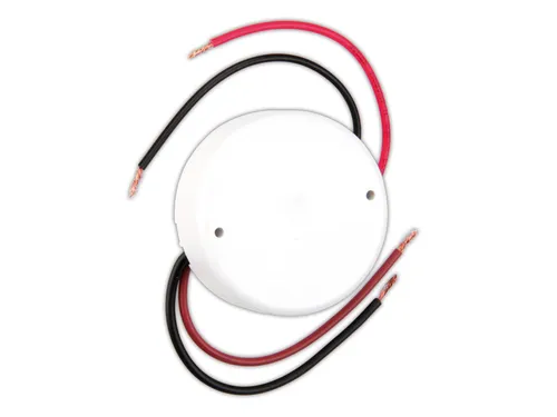 CHILITEC LED-Schaltnetzteil 12 V, 12 W - Runde Bauform - Hochwertiges LED-Netzteil für Lampenteile, bietet konstante 12 V- Ausgangsspannung und 12 W Leistung in kompakter runder Bauform. Ideal für LED-Lampen und Strips.