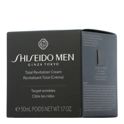 Shiseido Men Total Revitalizer Cream 50 ml - Tagespflege für Männer, revitalisiert die Haut intensiv und sorgt für ein frisches Aussehen den ganzen Tag.