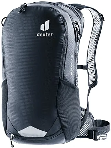 deuter Race Air 14+3 Fahrradrucksack - ergonomisch geformte Hüftflossen, mit Volumenerweiterung und praktischen Fächern für optimalen Tragekomfort