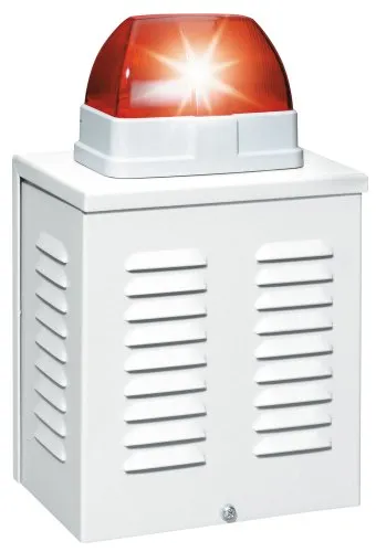ABUS Blitz-Attrappe SG3210 Alarm Dummy - täuschend echt - Sirenen mit täuschend echtem Design, ideal für den Schutz gegen Einbrecher. Robustes Gehäuse ermöglicht individuellen Sirenen-Einbau.