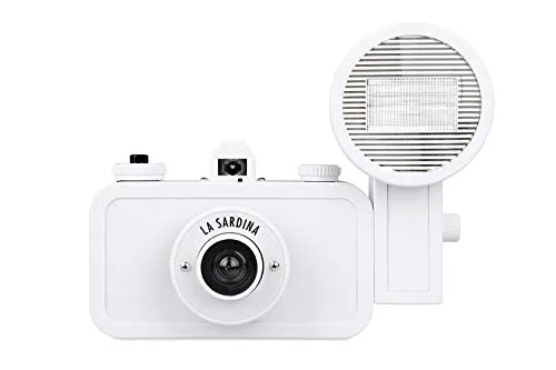 Lomography - La Sardina Camera and Flash DIY Edition - weiß
