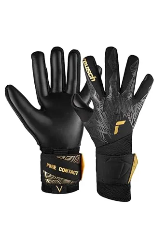 REUSCH Torwarthandschuhe Pure Contact Infinity - Torwarthandschuhe mit hochwertigem Latex für maximale Haltbarkeit und Griffigkeit, ideal für optimale Ballkontrolle und Beweglichkeit auf dem Spielfeld.