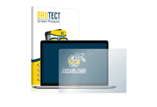 BROTECT Displayschutzglas Schutzglas für Apple MacBook Pro 13" 2017, Schutzfolie Display Schutz Glas Folie klar
