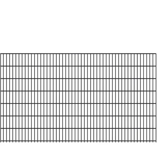 Fa-Bausysteme Doppelstabmatte 8/6/8 Anthrazitgrau - Gartenzäune: Robuster Doppelmattenzaun in Anthrazitgrau, ideal für sichere Einfriedungen in Industrie und Privatbereich.