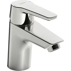 Hansa Waschtisch-Einhand-Einlochbatterie HANSAPOLO DN 15 - Waschtischarmatur mit verchromter Oberfläche und konstantem Durchfluss dank PCA®-Regler, ideal für eine moderne Badgestaltung.