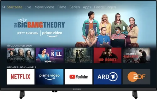 Grundig 40 GFB 6070 - Fire TV Edition 40 Zoll Smart TV - 40 Zoll Full HD LED Fernseher mit Smart TV-Funktionen wie Netflix und herunterladbaren Apps, ideal für ein unterhaltsames Streaming-Erlebnis.