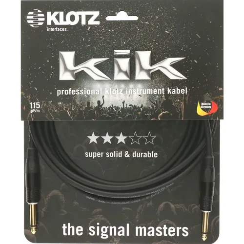 Klotz KIKKG3.0PPSW KIK Gold 3m Klinke / Klinke