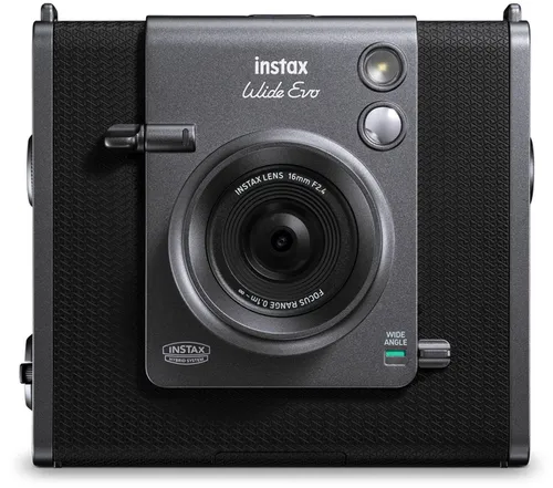 instax Wide EVO EX D - Die kreative Sofortbildkamera - Sofortbildkamera mit Weitwinkelobjektiv und 10-fach-Filmeffekten, ideal für kreative Aufnahmen und Social Media. Über Bluetooth drucken und Bilder bearbeiten vor dem Druck.