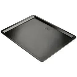 Zenker Black Metallic Back- und Plätzchenblech 420x320mm - Hochwertiges Backblech mit Antihaftbeschichtung für müheloses Backen. Hitzebeständig bis 230°C und ideal für vielfältige Backkreationen. 5 Jahre Herstellergarantie für zuverlässige Qualität.