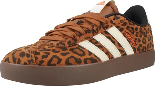 Adidas Damen VL Court 3.0 Schuhe - Dusky Bronze/Cream White/GUM5, 36 EU - Stylische Damen Sneaker mit regulärer Passform und robustem Obermaterial aus Leder und Textil, ideal für den Alltag.