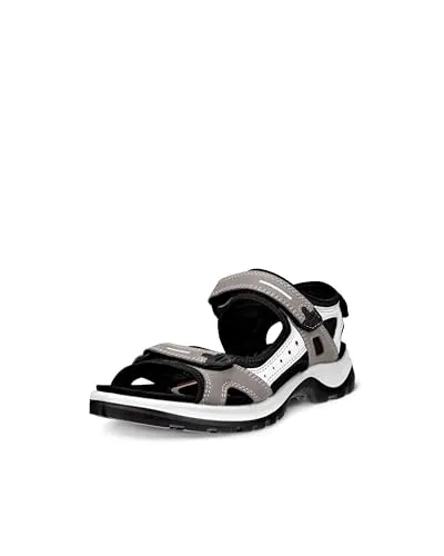 ECCO Damen Offroad Sandalen - Titanium, 36 EU, Premium-Leder und hervorragende Polsterung für maximalen Komfort auf jedem Terrain