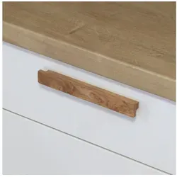 ekengriep Möbelgriff 223, Holz Möbelgriff aus Eiche für Küche, IKEA Schrank, Schubladen usw. beige Bohrlochabstand: 550mm