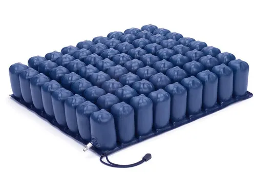 Anti-Dekubitus-Luftzellenkissen Dietz DECprotect 44 x 40 x 6 cm - Sitzkissen & Lagerungshilfen für Dekubitusprophylaxe, optimale Druckverteilung und waschbarer Bezug bis 65°C, inklusive Reparaturset und Luftpumpe.