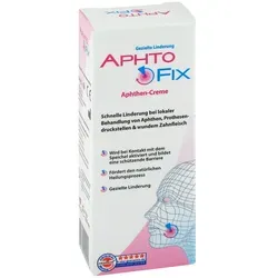 Aphtofix Aphthen-Creme - Arzneimittel zur Linderung von schmerzhaften Aphthen, fördert die Wundheilung und sorgt für eine schnelle Schmerzlinderung.