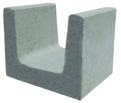 EH U-Stein unbewehrt 40 x 50 x 40 cm grau - Beeteinfassungen, ideal für kreative Gartenprojekte und langlebig in der Nutzung.