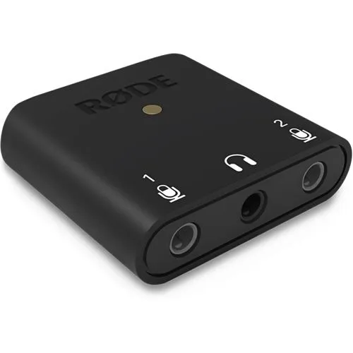 R DE AI-Micro - Ultrakompakte Zweikanal-Audioschnittstelle für Computer und mobile Geräte, ideal für hochwertige Audioaufnahmen und Streaming