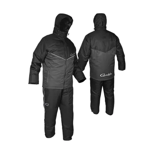 Gamakatsu G-Thermo Pro T140 Thermoanzug - Wasserdichter Winteranzug für Outdoor-Aktivitäten - Wasserdichter Winteranzug mit 3M Thinsulate Isolierung für optimale Wärme. Ideal für Angeln und Camping, mit verstärkten Knien und Fleecefutter für höchsten Komfort.