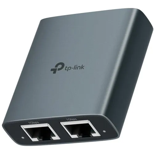 TP-Link EH210 LAN Splitter 1 auf 2 Gigabit mit USB & Cat 5e Kabel - Praktischer 2-Port LAN Splitter von TP-Link für einfache Netzwerkverbindungen, inklusive USB und Cat 5e Kabel für optimale Übertragungsqualität.