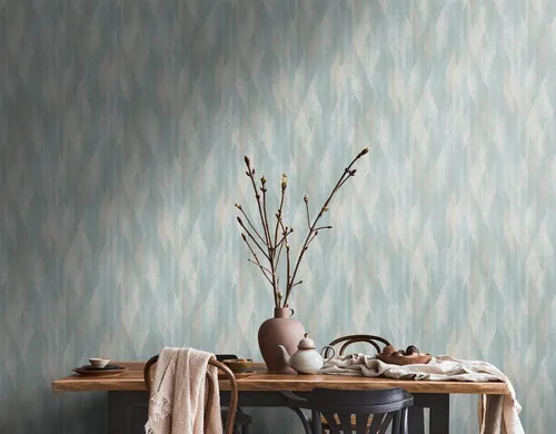 Livingwalls Travel Styles Vliestapete - Karomuster in Türkis und Blau - Skandinavische Tapete für Wohnzimmer, Küche oder Flur. Hochwertige Vliestapete mit einfacher Handhabung und hoher Reißfestigkeit bringt frischen nordischen Flair in jeden Raum.