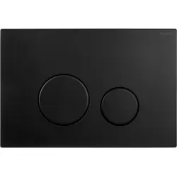 Raybro Betätigungsplatte „Cortado 35“ – Elegante Drückerplatte in Schwarz Matt - Spülkästen – Hochwertige Betätigungsplatte mit modernem Design für ein stilvolles Badezimmer
