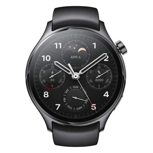 Xiaomi Watch S1 Pro 46mm Black - Smartwatch mit Fitness Tracker - Smartwatch von Xiaomi mit 46mm Edelstahlgehäuse, wasserdicht und ausgestattet mit Herzfrequenzmonitor, GPS und Schlaftracker für ein gesundes Leben.