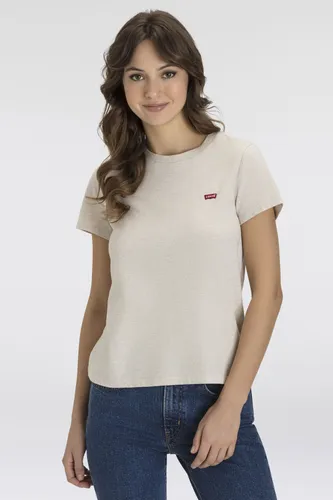 Levi's Damen T-Shirt "ESSENTIAL HM SS TEE", Gr. L (40) - Bequemes Damen-T-Shirt aus elastischem Jerseystoff, ideal für Freizeit-Outfits und mit anliegendem Schnitt für eine perfekte Passform.
