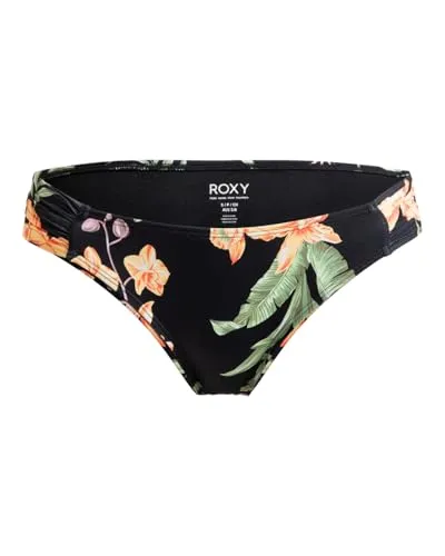 Roxy Beach Classics Moderate Tenue zweiteilig - Bikini Bottoms für Frauen - Bequemer Bikini Bottom mit elastischem Bund, der schnellen Trocknungszeit und modischem Design für Wasseraktivitäten bietet. Langlebiger Stoff sorgt für Bewegungsfreiheit und schmeichelnden Schnitt.