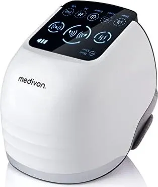MEDIVON Knie Massagegerät mit Wärmefunktion - Massagegerät für Knie und Ellenbogen mit Luftkompression und Heizfunktion, ideal zur Schmerzlinderung und Entspannung.