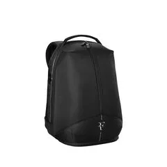 Wilson RF Tennis-Rucksack - Platz für bis zu 2 Schläger, Schwarz - Tennisschläger Rucksack mit viel Stauraum, ideal für Spieler, die ihre Ausrüstung stilvoll und sicher transportieren möchten.