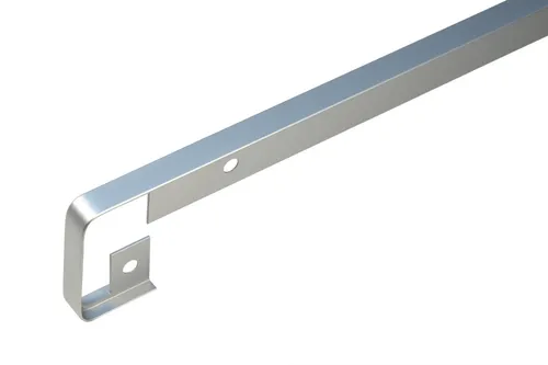 IHC 38mm Abschlussleiste Winkelleisten für Arbeitsplatten - Aluminium-Abschlussleiste in Silber, 60 cm lang, ideal für eine saubere Verbindung in Ihrer Küche.