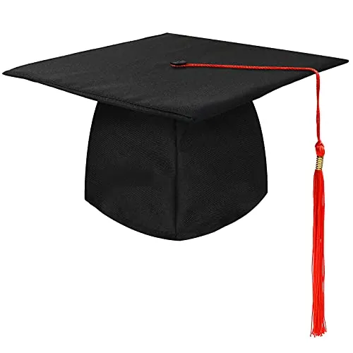 KEELYY Doktorhut Abschluss Hut Unisex, Graduation Cap Verstellbar Bachelor Doktorhut für Abschlussfeiern vom Studium, Universität, Hochschule, Abitur - Absolventenhut